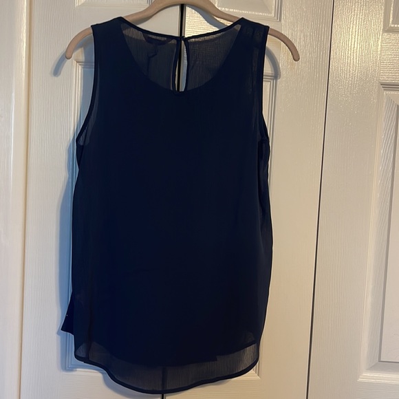 NWT Juicy Couture embellished sleeveless shirt in navy blue size Medium - Picture 10 of 10